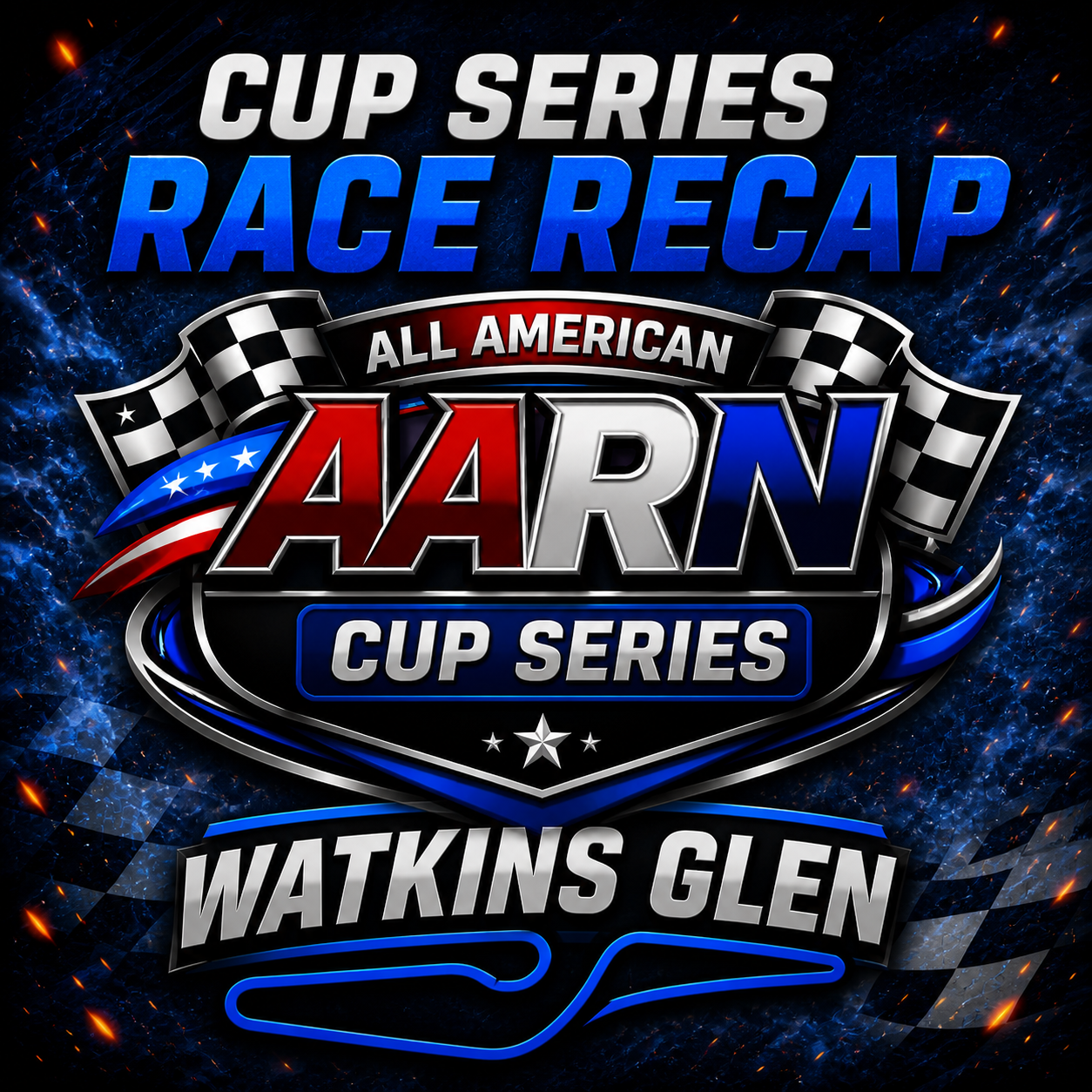 Romano Executes Late at Watkins Glen as King–Winstone Incidents Bookend Cup Series Race